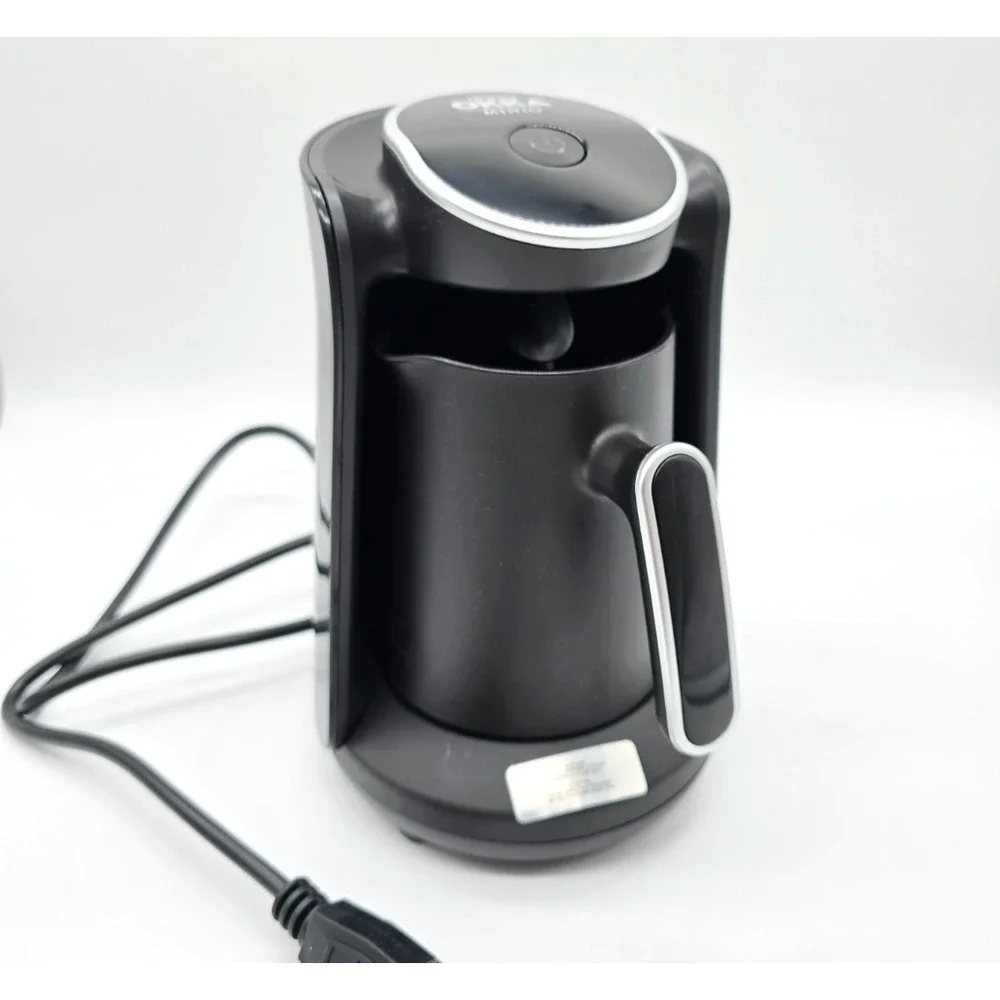 Arzum Okka Minio Turkish‎ Coffee Machine 4 Cup 120V Auto Brew Black Silver